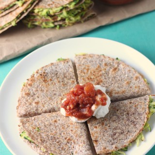 Mini Zucchini and Cheese Quesadillas