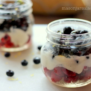 Raspberry & Blueberry Parfait