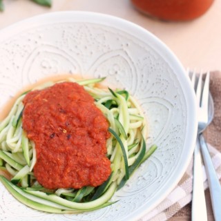 Zucchini Noodles Arrabbiata